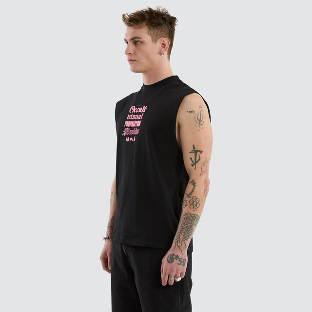 Occult Street Muscle Jet Black