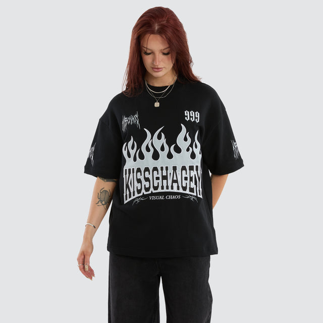 Highway Loopback Street Tee Anthracite Black