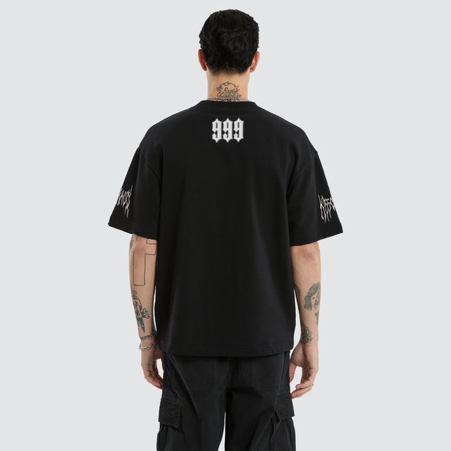 Highway Loopback Street Tee Anthracite Black