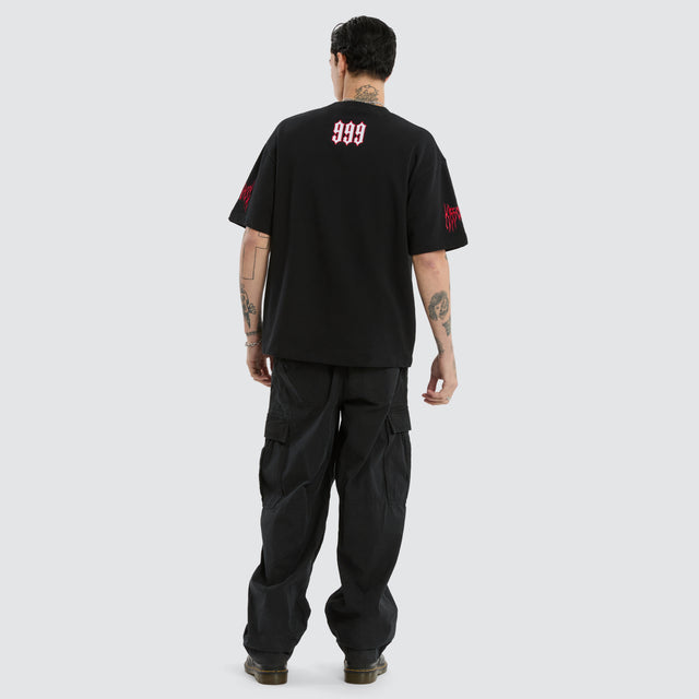 Highway Loopback Street Tee Anthracite Black