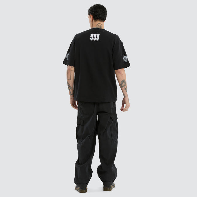 Highway Loopback Street Tee Anthracite Black