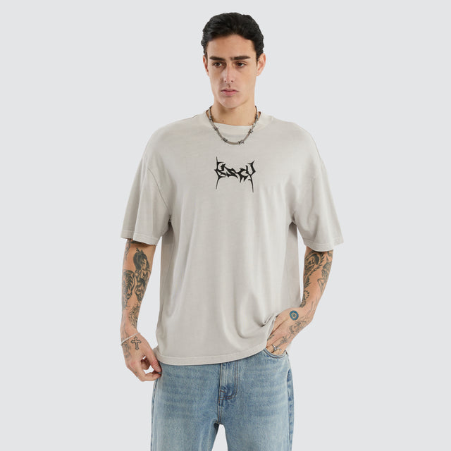 Fangs Street Tee Mineral Stone