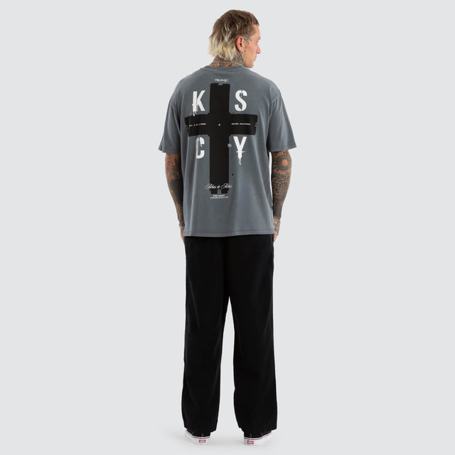 Delta Box Fit Tee Pigment Turbulence
