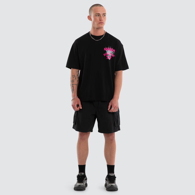 Strider Street Tee Jet Black