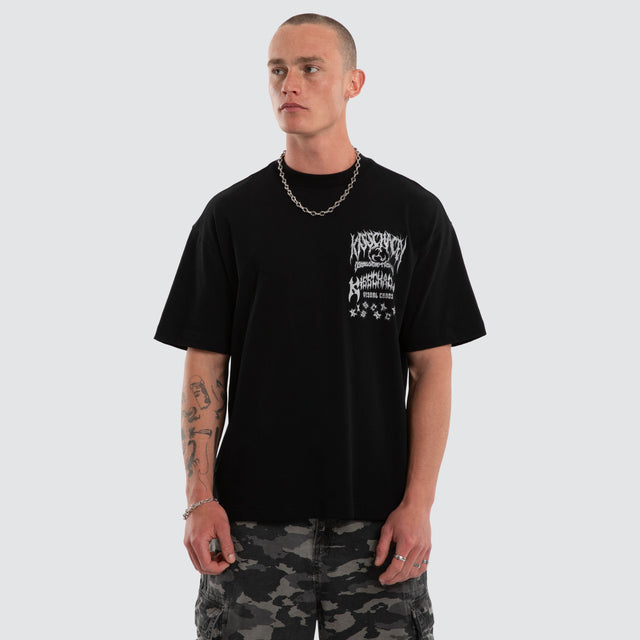Astra Street Tee Jet Black