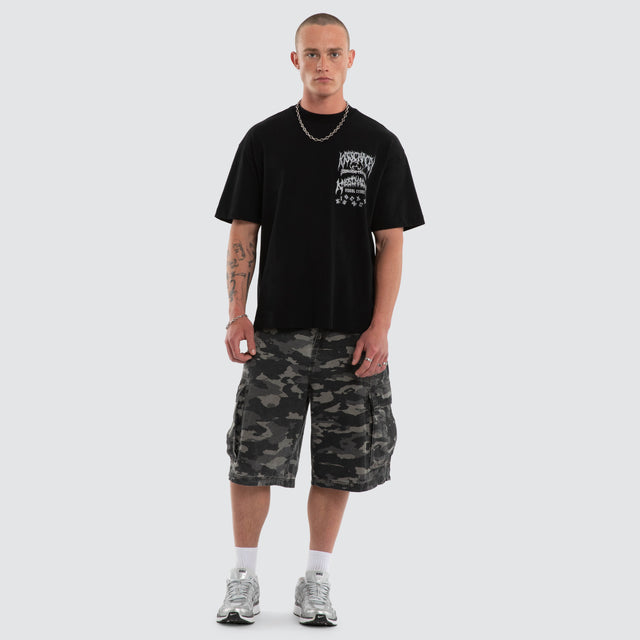Astra Street Tee Jet Black