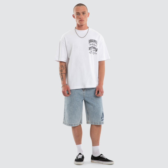 Astra Street Tee White