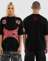 Hustler Loopback Street Tee Jet Black