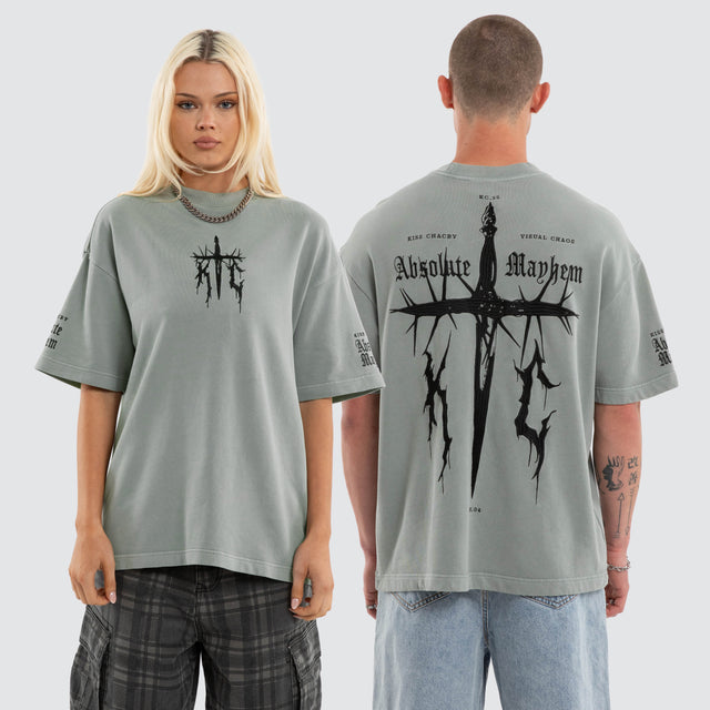 Absolute Loopback Street Tee Pigment Limestone