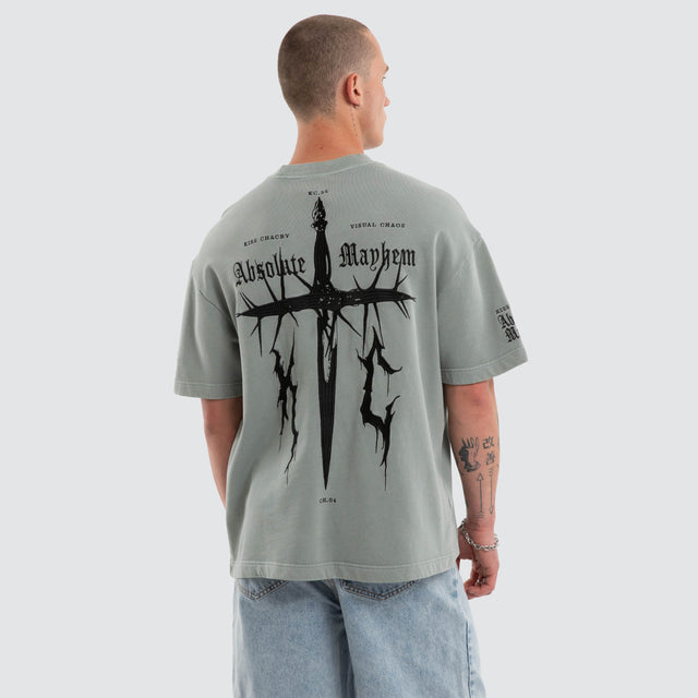 Absolute Loopback Street Tee Pigment Limestone