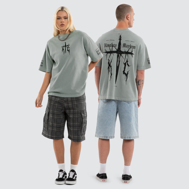 Absolute Loopback Street Tee Pigment Limestone