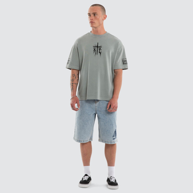 Absolute Loopback Street Tee Pigment Limestone