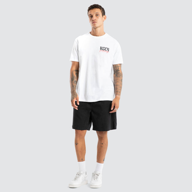 Twisted Standard Tee White