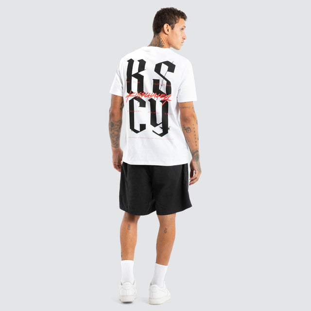 Twisted Standard Tee White