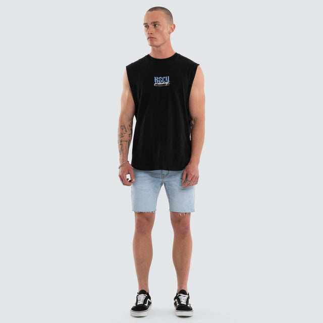 Traditional Dual Curved Muscle Jet Black