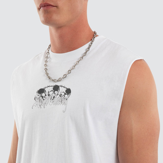 Death Wish Relaxed Muscle White