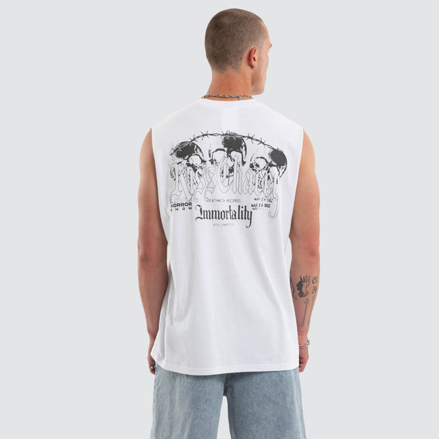 Death Wish Relaxed Muscle White