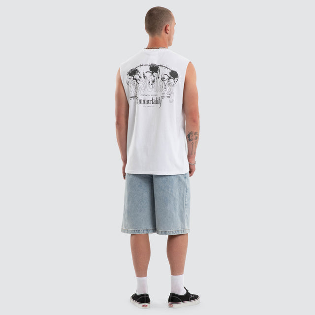 Death Wish Relaxed Muscle White