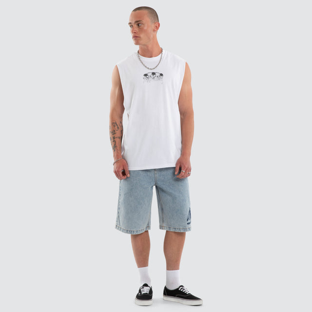 Death Wish Relaxed Muscle White