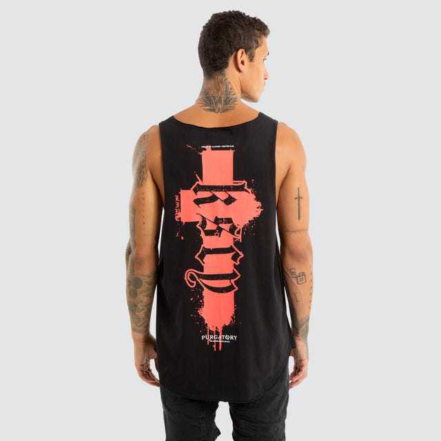 Vandal Raw Tank Jet Black