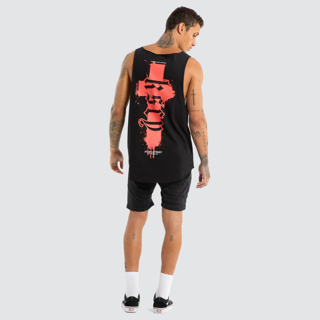 Vandal Raw Tank Jet Black