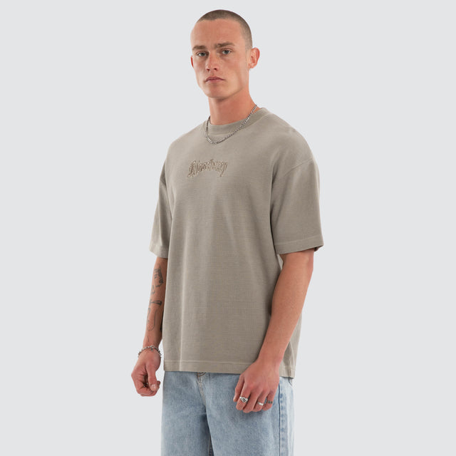 Scars Waffle Street Tee Pigment Morning Dove