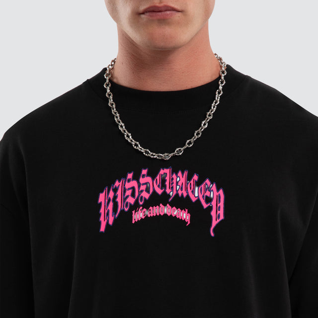 Shield Street Tee Jet Black