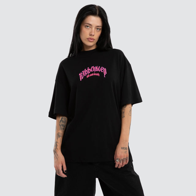 Shield Street Tee Jet Black