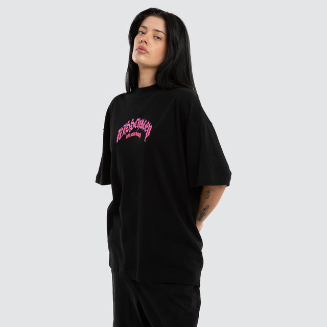 Shield Street Tee Jet Black