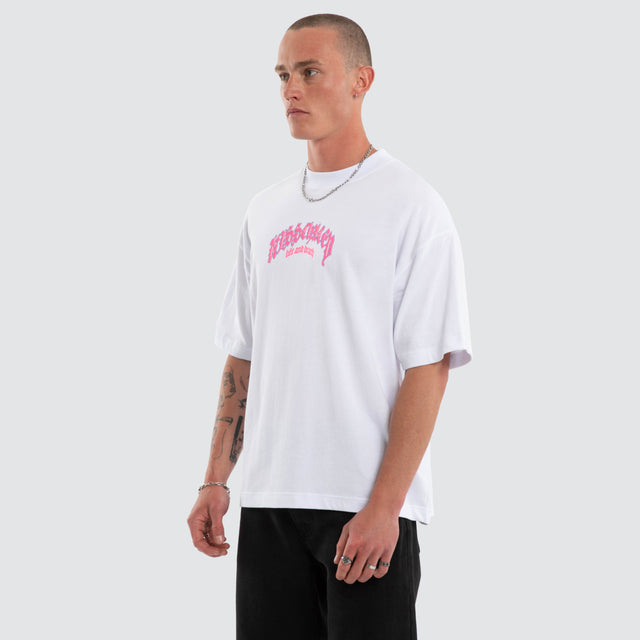Shield Street Tee White