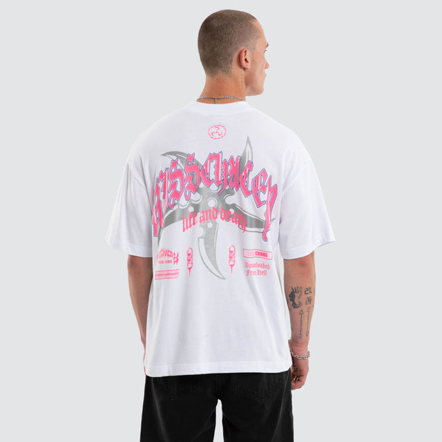 Shield Street Tee White