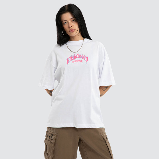 Shield Street Tee White