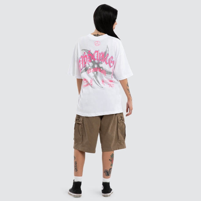 Shield Street Tee White