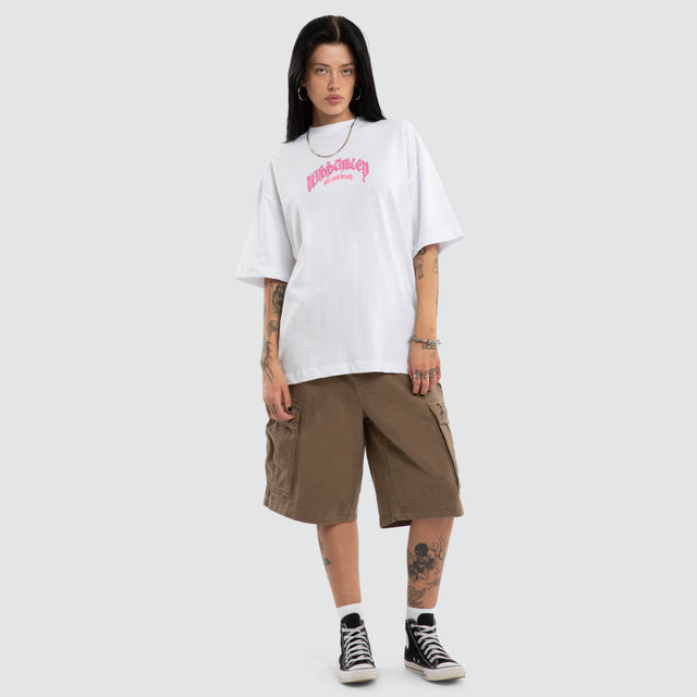 Shield Street Tee White