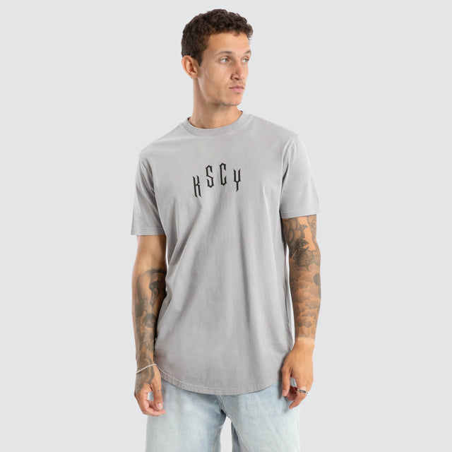 Trapped Dual Curved Tee Pigment Silver Sconce