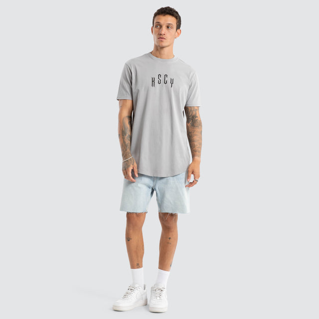 Trapped Dual Curved Tee Pigment Silver Sconce