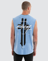 Letdown Dual Curved Muscle Pigment Vista Blue