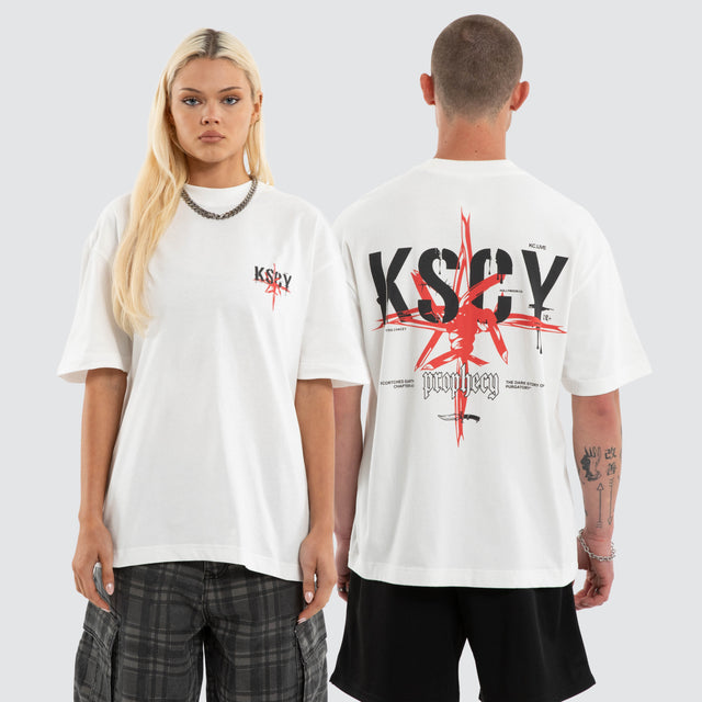 Prophecy Street Tee Natural White