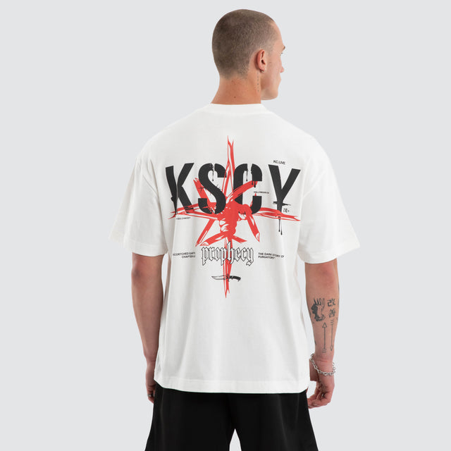 Prophecy Street Tee Natural White