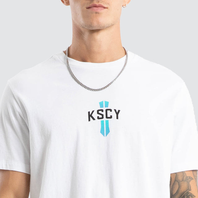 Delight Dual Curved Tee White