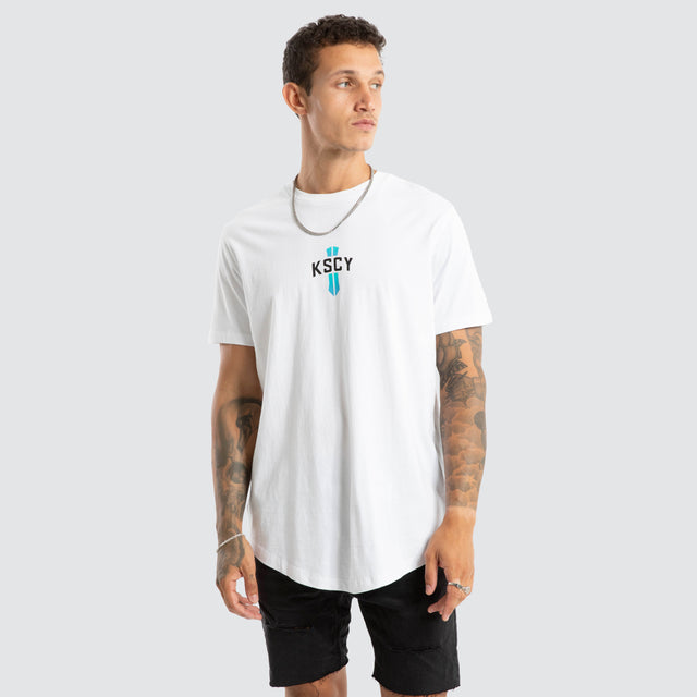 Delight Dual Curved Tee White