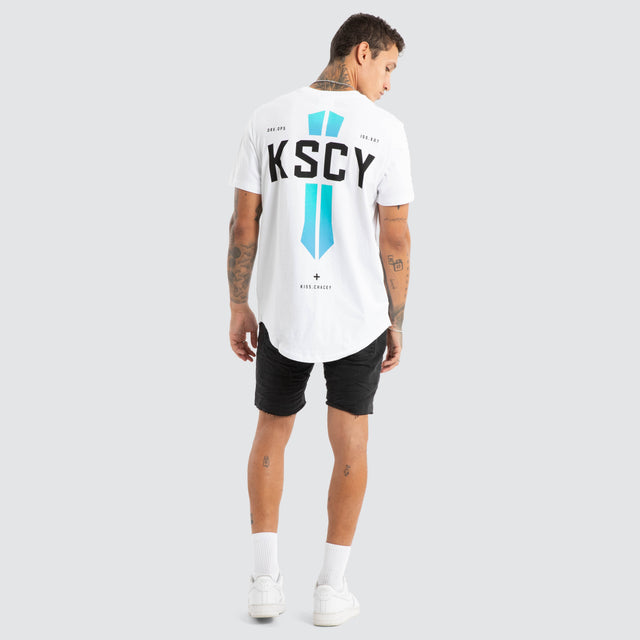 Delight Dual Curved Tee White