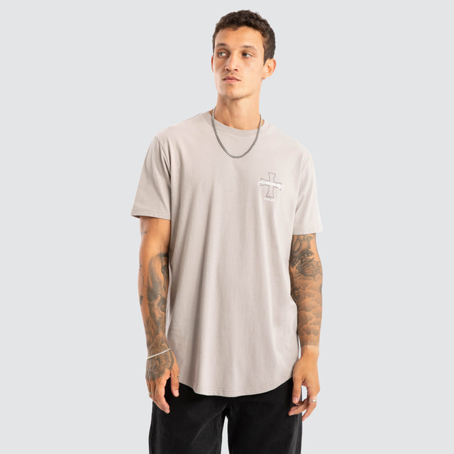 Crossover Dual Curved Tee Paloma