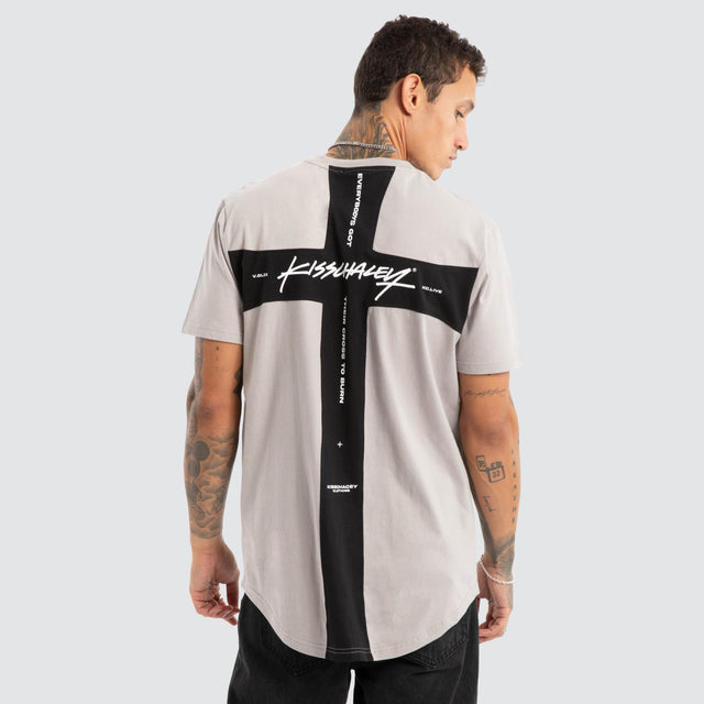 Crossover Dual Curved Tee Paloma