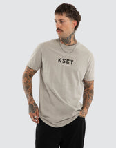 Division Dual Curved Tee Pigment Paloma
