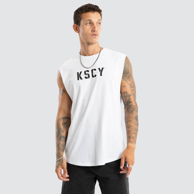 Utility Dual Curved Muscle White