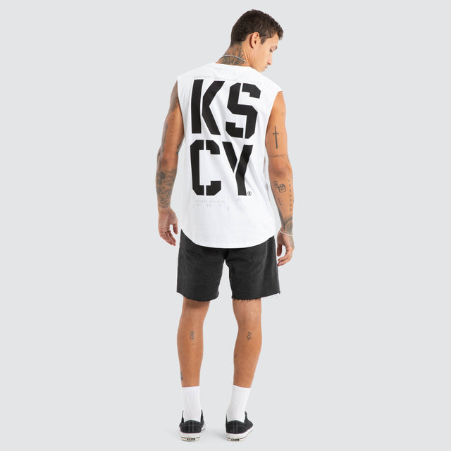 Utility Dual Curved Muscle White