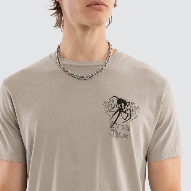 Dune Dual Curved Tee Pigment Paloma