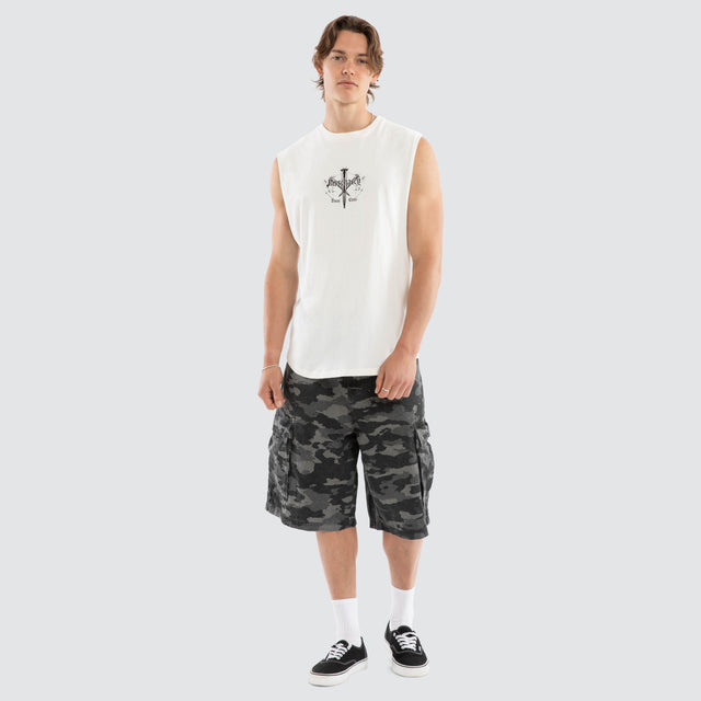 Shackle Dual Curved Muscle Natural White