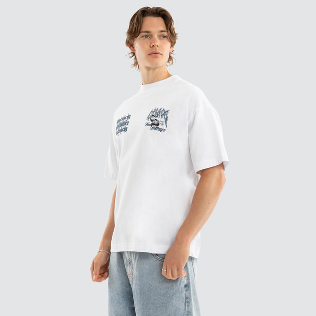 Clusters Street Tee Optical White